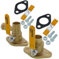 Product Image of 1" Sweat Isolation Flange Circulator Pump Install Kit w/ Hose Drain