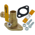 Product Image of 1" Sweat Isolation Flange w/ Hose Drain and Rotating Flange, for High Velocity Pumps