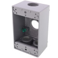 Product Image of 1-Gang, 3/4", 4 Holes Universal Weatherproof Box w/ Mounting Lugs (Silver)