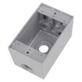 Product Image of 1-Gang, 1/2", 4 Holes Deep Universal Weatherproof Box (Silver)