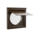 Product Image of Premium Wall Vent 6" Galvalume Steel Wall Vent (Brown)