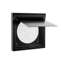 Product Image of Premium Wall Vent 6" Galvalume Steel Wall Vent, No Collar (Black)