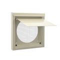 Product Image of Premium Wall Vent 6" Galvalume Steel Wall Vent, No Collar (Tan)