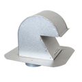 Product Image of DryerJack 486 Extra-Clearance Galvalume Steel Dryer Roof Vent (Mill Finish)