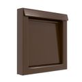 Product Image of DryerWallVent 4" Galvalume Steel Wall Vent, No Collar (Brown)
