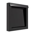 Product Image of DryerWallVent 4" Galvalume Steel Wall Vent, No Collar (Black)