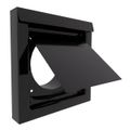 Product Image of DryerWallVent 4" Galvalume Steel Wall Vent (Black)