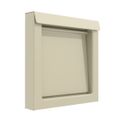 Product Image of DryerWallVent 4" Galvalume Steel Wall Vent, No Collar (Tan)