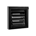 Product Image of FreshVent 4" Galvalume Steel Fresh Air Intake Vent (Black)
