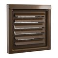 Product Image of FreshVent 6" Galvalume Steel Fresh Air Intake Vent (Brown)