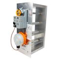 Product Image of 20" x 10" Heavy Duty Motorized Bypass Damper - Bottom Mounted, EB-2010-BM