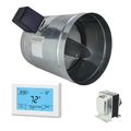 Product Image of Ventilation Kit w/ Ut32 Thermostat And 8" Damper, UT32-VK-08