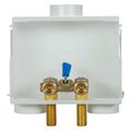 Product Image of Du-All 1/2" Sweat Washing Machine Outlet Box w/ Single Lever Valve