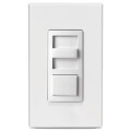 Product Image of Single-Pole/3-Way IllumaTech Powerline Fluorescent Slide Dimmer, 600VA - White (277V)