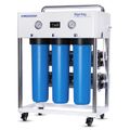 Product Image of 5-Stage Tankless Commercial Reverse Osmosis Drinking Water Filtration System w/ Dual Booster Pumps, Pressure Gauges, and Freestanding Bracket