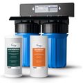 Product Image of 2-Stage Whole House Water Filter System w/ 10" Sediment & Lead/Heavy Metal Reducing Filters