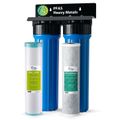 Product Image of 2 Stage Whole House Water Filter System w/ 20" PFAS & Heavy Metal Reducing Filters