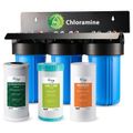 Product Image of 3 Stage Whole House Water Filter System w/ 10" Chloramine & Heavy Metal Reducing Filters