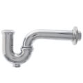 Product Image of 1-1/2" Chrome Plated Brass P-Trap, 17 GA W/CO