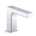 Product Image of Strayt Touchless Lav Faucet with Kinesis Sensor Technology and Temperature Mixer, AC Powered, 0.5 GPM, K-103S37-SANA-CP