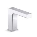 Product Image of Strayt Touchless Lav Faucet with Kinesis Sensor Technology and Temperature Mixer, HES Powered, 0.5 GPM, K-106S37-SANA-CP