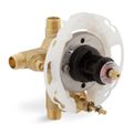Product Image of 1/2" Pressure-Balancing Valve with Push-Button Diverter and Screwdriver Stops, K-11748-KS-NA