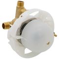 Product Image of 1/2" Pressure-Balancing Valve with Push-Button Diverter and Screwdriver Stops, K-11748-KS-NA