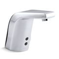 Product Image of Sculpted Touchless Lav Faucet with Insight Sensor Technology & Temperature Mixer, DC Powered, 0.5 GPM, K-13460-CP