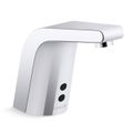 Product Image of Sculpted Touchless Lav Faucet with Insight Sensor Technology, DC Powered, Less Drain, 0.35 GPM, K-13461-SATA-CP