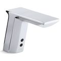 Product Image of Geometric Touchless Lav Faucet, DC Powered, 0.5 GPM, K-13467-CP
