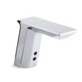 Product Image of Geometric Touchless Lav Faucet with Temperature Mixer, AC Powered, 0.5 GPM, K-13468-CP