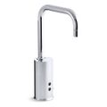 Product Image of Gooseneck Touchless Lav Faucet with Temperature Mixer, DC Powered, 0.5 GPM, K-13472-CP