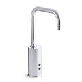 Product Image of Gooseneck Touchless Lav Faucet with Temperature Mixer, & 24" Flexible Hose, AC Powered, 0.5 GPM, K-13474-CP