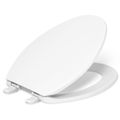 Product Image of Brevia Quiet-Close Commercial Elongated Toilet Seat (White), K-20110-0