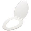 Product Image of Brevia Quiet-Close Commercial Elongated Toilet Seat (White), K-20110-0