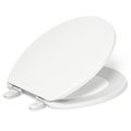Product Image of Brevia Quiet-Close Commercial Round Toilet Seat (White), K-20111-0