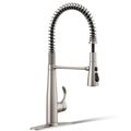 Product Image of Simplice Semi-Professional 1-Handle Pull Out Kitchen Faucet with Spray (Stainless Steel), K-22033-VS