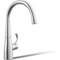 Product Image of Simplice 1-Handle Swing Spout Bar Faucet (Polished Chrome), K-22034-CP