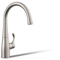 Product Image of Simplice 1-Handle Swing Spout Bar Faucet (Stainless Steel), K-22034-VS