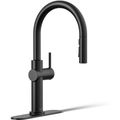 Product Image of Crue 1-Handle Pull Down Kitchen Faucet (Matte Black), K-22972-BL