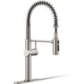 Product Image of Crue Semi-Professional 1-Handle Pull Down Kitchen Faucet (Stainless Steel), K-22973-VS