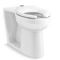 Product Image of Modflex Adjust-a-Bowl 1.28/1.6 gpf Floor-Mount Top Spud Flushometer Bowl (White), K-25042-SS-0
