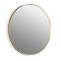 Product Image of Essential 28" Round Framed Mirror, Brushed Gold, K-26050-BGL
