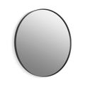 Product Image of Essential 28" Round Framed Mirror, Matte Black, K-26050-BLL