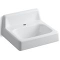 Product Image of Hudson 19" 1-Hole Wall-Mount Bathroom Sink (White), K-2805-0