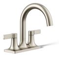 Product Image of Venza Two Handle Centerset Lav Faucet (Brushed Nickel), K-28124-4-BN