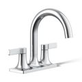 Product Image of Venza Two Handle Centerset Lav Faucet (Polished Chrome), K-28124-4-CP