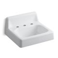Product Image of Hudson 19" Wall-Mount Bathroom Sink for 8" Centerset Faucets (White), K-2863-0