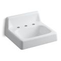 Product Image of Hudson 20" x 18" Wall-Mount Bathroom Sink for 8" Centerset Faucets, w/ Lugs (White), K-2868-0