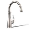 Product Image of Bellera 1-Handle Swing Spout Bar Faucet (Stainless Steel), K-29107-VS